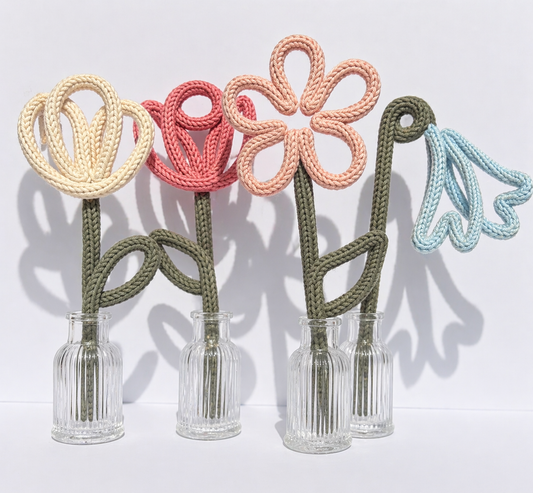 Knitted Flower Stems