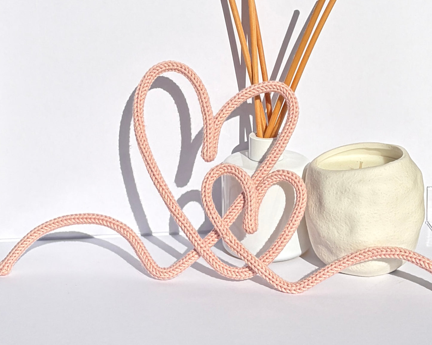 Knitted Wire Heart Duos