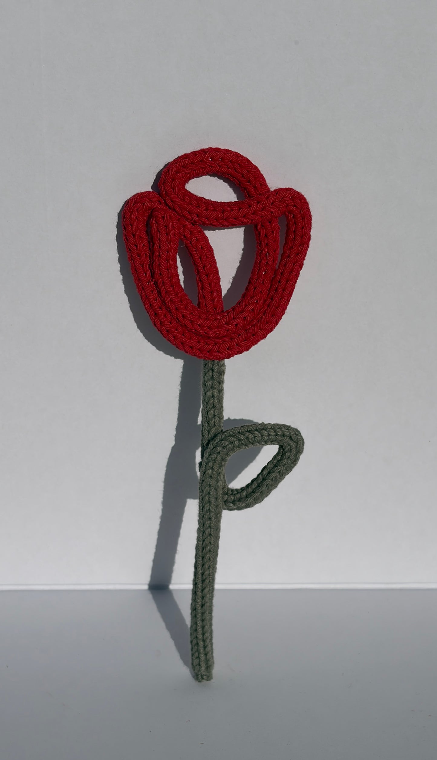 Knitted Flower Stems