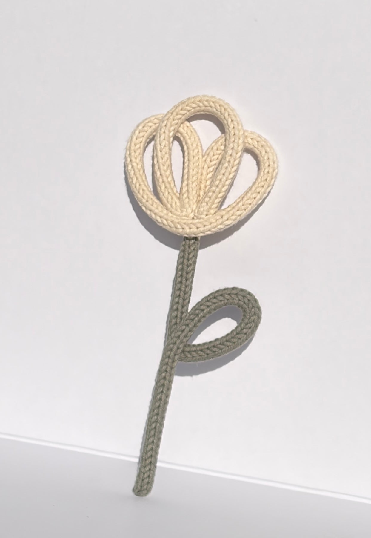 Knitted Flower Stems