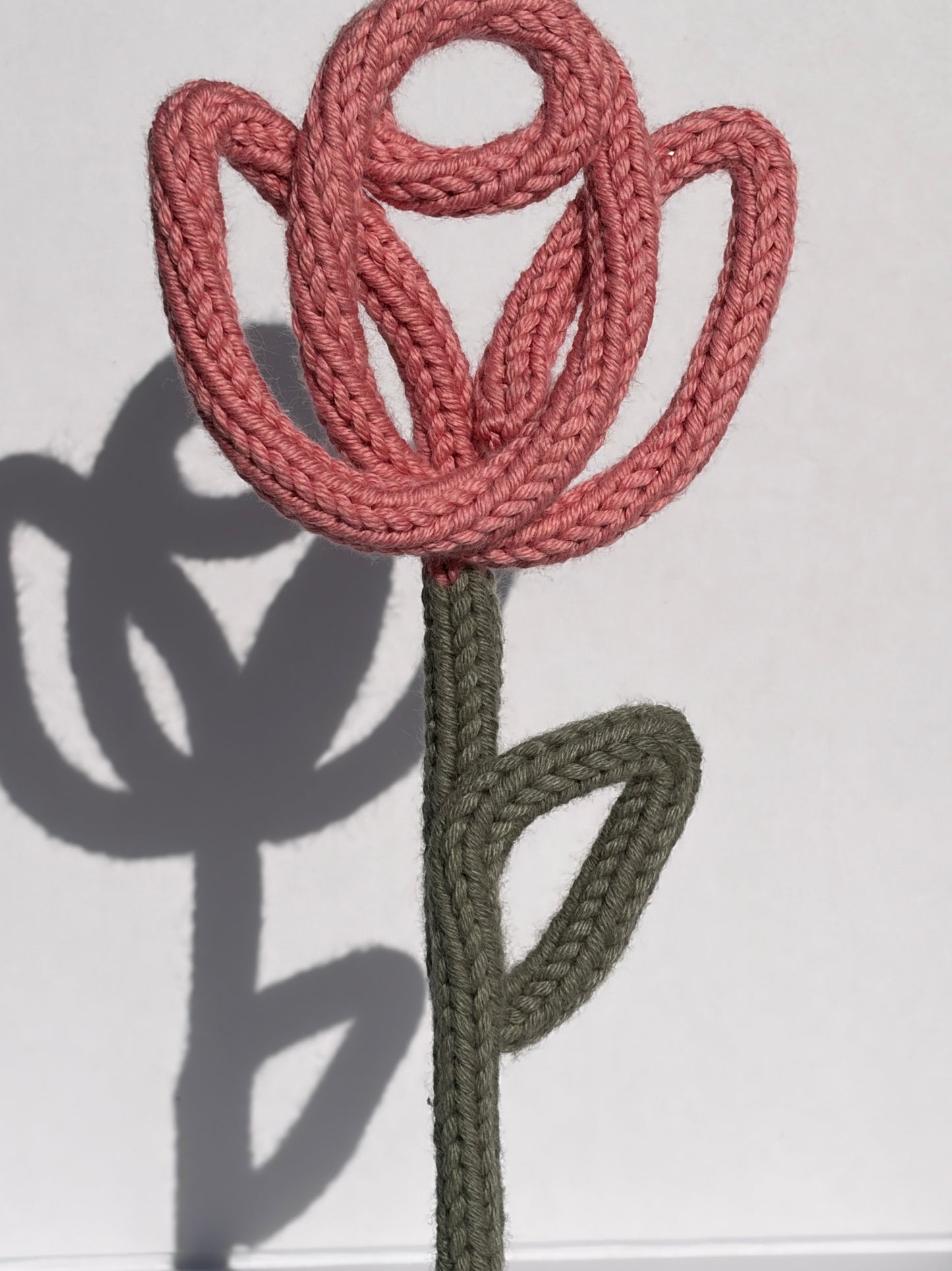 Knitted Freestanding Flowers